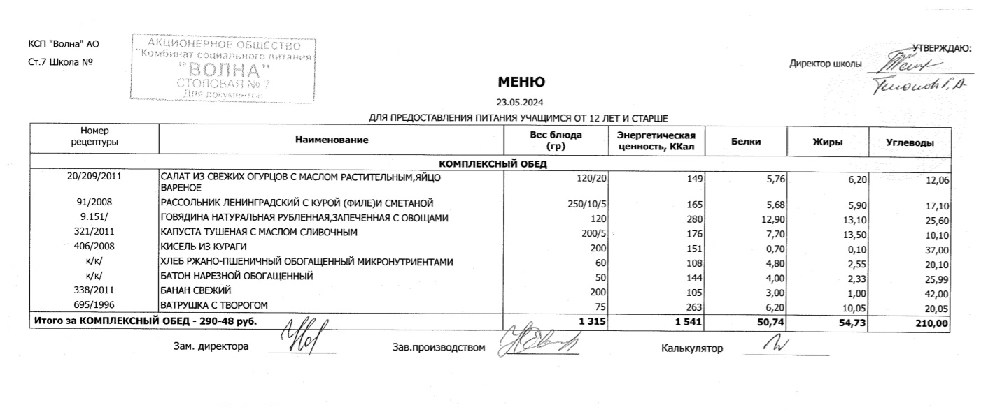 Государственное бюджетное общеобразовательное учреждение средняя  общеобразовательная школа № 512 Невского района Санкт-Петербурга -  Организация питания в образовательной организации